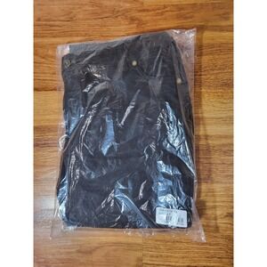 DENIM 24/7 BLACK STRETCH PULL UP DENIUM JEANS - ELASTIC WAIST - SZ: 16W TALL